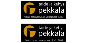 Logo Taide ja kehys Pekkala